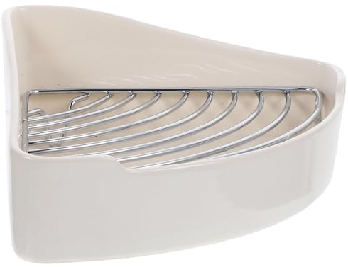 SHINEOFI Bac à Litière en Céramique Triangle pour Lapins et Rongeurs Plateau Anti-Basculement Toilette pour Cochons d'Inde et Hamsters Utilisable en Intérieur et Jardin