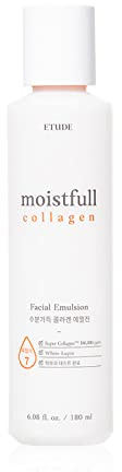 Etude House Feuchtigkeitsreiches Kollagen Emulsion 180 ml (6,08 fl. oz) 21AD| Die kleinen Partikel des Super Kollagen Wasser machen die Haut voller Feuchtigkeit und Vitalität