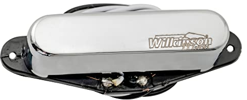 Wilkinson WOV Vintage Alnico 5 Telecaster Tonabnehmer Hals Pickup für Tele Style E-Gitarre, Chrom
