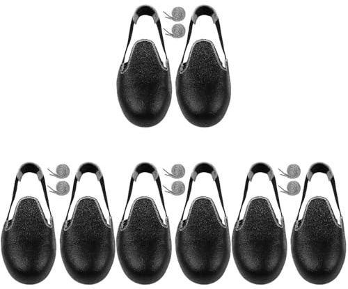Ciieeo 4 Pairs of Steel Toe Cap Safety Overshoe with Adjustable Strap Non-Slip Sole for Men and Women Construction Sites Workshops Size EUR 36-46