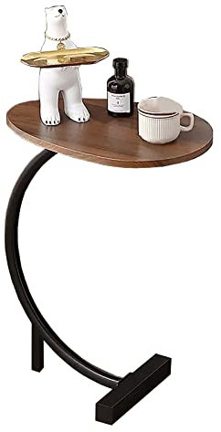 C Design Tavolino da salotto piccolo tavolino con struttura in ferro per riviste libri e piante