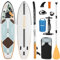 GYMMALL Stand Up Paddling Board, aufblasbares Sup Board für Erwachsene und Jugendliche aller Könnensebenen, Blow Up Paddleboards mit breiter, rutschfester Deck, Premium-Zubehör und Aufbewahrungstasche