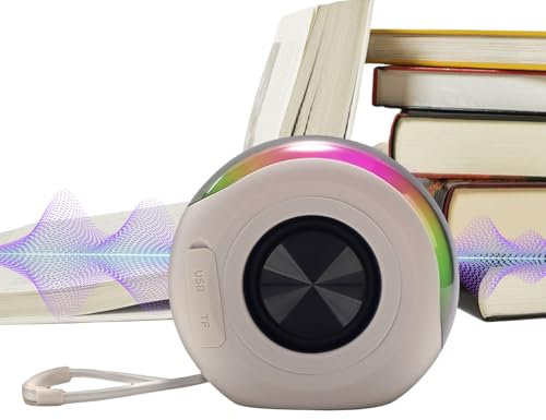 Altavoz Portátil Inalámbrico - Altavoz Inalámbrico, de Sonido Compacto Portátil | Altavoz Exterior Impermeable Diseño Compacto Ofrece Este Cable Con Bajo Rico, Integrado