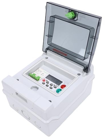 Utomhusdistribution Box Block 32A IP65 Vattentät med Digital Timer för Street Lights Billboards Box Block Elektrisk Panel Distribution RV Breaker Power 12V -kapsling