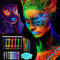 19 unidades de maquillaje de color UV, 6 x 25 ml,Pintura Corporal UV,Fluorescente Color Maquillaje,kit de pintura facial,pintura fluorescente en la oscuridad,Pintura Corporal