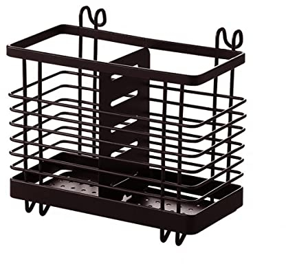 Kitchen Cutlery Holder, Sink Caddy Cutlery Drainer for Sink, Stainless Steel Utensil Holder with Removable Compartments,Kitchen Caddy Spoons & Forks Organizer