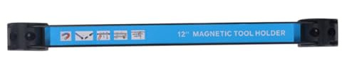 Alipis Barra Magnetica Portautensili 12 Pollici Organizer da Parete per Attrezzi e Portachiavi Magnetico Supporto Multifunzione per Garage e Officina