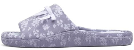 The Slipper Company Womens Blue Open Toe Slipper