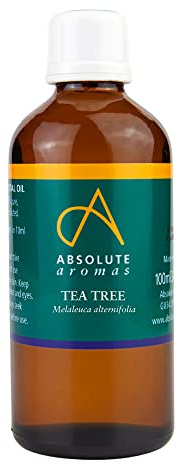 Absolute Aromas | Tea Tree Essential Oil - Pure, Natural, Undiluted, Cruelty Free and Vegan – for Aromatherapy, Diffusers and Face, Hair, Skin and Nail Care, 100ml