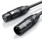 CSL - 5m Mikrofonkabel - XLR Stecker auf XLR Buchse - Audio Kabel - je 4 Farbringe: rot blau gelb grün - OFC Sauerstofffreies Kupfer – für Mikrofone Hifi Mischpult Lautsprecher – geschirmt - flexibel