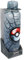 POKEMON VERZERRUNG JUNGER ERWACHSENER EDELSTAHL-THERMOSFLASCHE 515ML, Grau
