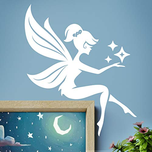 Pegatina de pared de hadas para dormitorio con enchufe de energía para decoración de guardería de habitación de flores pegatinas mural árbol cocina decoración del hogar niños murales dormitorio