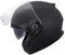 Zorax Matt Black L (59-60cm) ZOR-602 Double Sun Visor Open Face Motorbike Motorcycle Helmet Road Legal ECE 2206