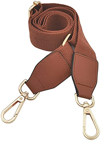 Verstellbarer Schultergurt Taschengurt Schulterriemen Umhängegurt für Schultertasche Tragetaschen und Handtaschen Breit 40mm -Streifen 75-135cm