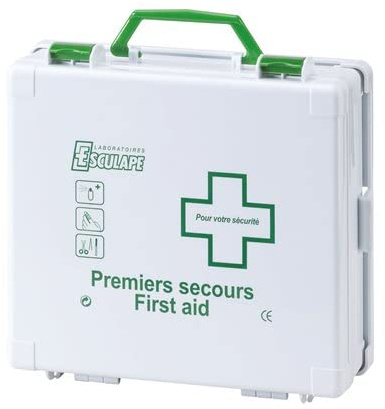 Laboratoires De Biarritz Coffret de Secours Multi-activités ABS Esculape, 4 Personnes