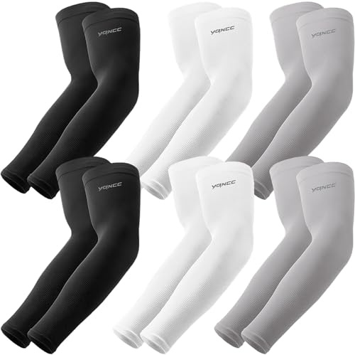 YQXCC Mangas del Brazo Protección UV - Cubierta de Tatuaje Mangas de Enfriamiento para Hombre Mujer Deportes Ciclismo Golf
