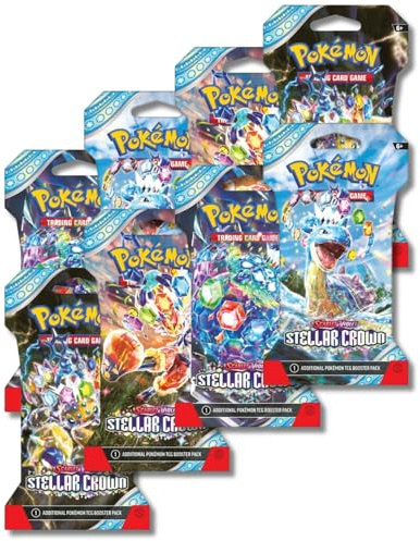 Pokemon TCG Scarlet & Violet Stellar Crown - 8 Boosters Packs