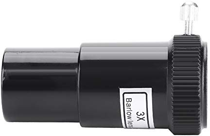 Lente Barlow 3X de 0,96 Pulgadas/24,5 Mm de Plástico para Oculares de Telescopios Astronómicos Barlow Es Liviano y está Diseñado para Durar para Observar Las Estrellas Lente de