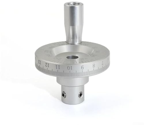 Rueda de mano de torno, Rueda de mano de torno de aleación de aluminio Rueda de mano deslizante Rueda de mano Rueda mecedora, para maquinaria, aparatos eléctricos (8 mm)