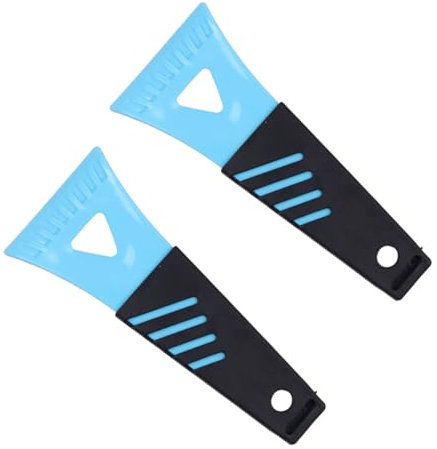 Alipis 2 Set Raschiaghiaccio Pala per Neve Leggera E Compatta Rimozione Ghiaccio E Neve per Parabrezza per Tutti Veicoli Design Senza Danni alla 2 Pezzi*2