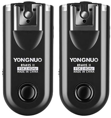 YONGNUO RF603 II S2 - Disparador de flash para flash de estudio y cámara 24G, transmisión inalámbrica, disparador remoto compatible con Sony A9 A71ll A7r3 A7M3 Disparador de flash profesional