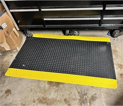 PpeiliL Tapis anti-fatigue industriel, 1 pièce, imperméable et ergonomique, for le travail debout, coussin anti-stress for l'atelier(3cmx100x250cm)