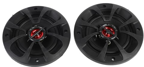Ejoyous Altoparlanti per Auto Coassiali da 4 Pollici, Suono Ad Alta fedeltà con Bassi Migliorati, 80 W e Impedenza 4 Ω per Sistemi Audio per Auto