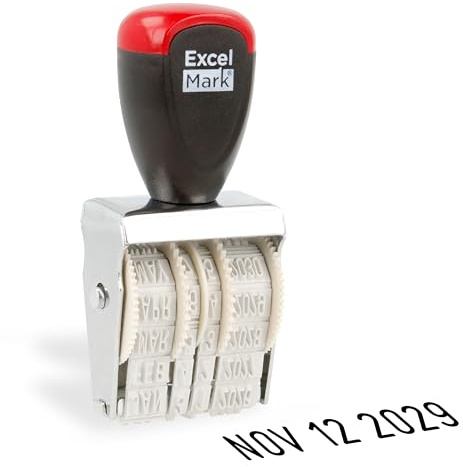 ExcelMark #1.5 Rubber Stamp Line Dater
