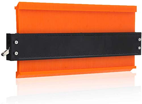 CACHOR Konturenlehre Duplikator mit verstellbarem Schloss, 25,4 cm breite Form, Duplikationslehre, präzises Kopieren von unregelmäßigen Schweißen, Holzbearbeitung, geeignet für Heimwerker und