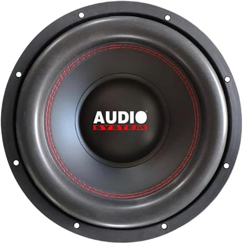 KIT SET PER AUDIO SYSTEM ASY12, 1 subwoofer da 30 cm 12 di diametro, doppia bobina, dual voice coil, 2+2 ohm, 500 watt rms 1000 watt max, per auto, 1 pezzo