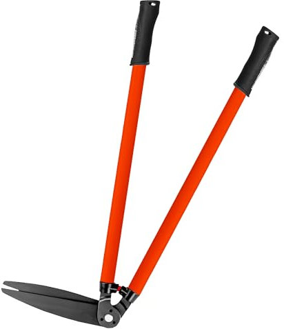 STREAMVOY Heavy Duty Edging Shears, Long Handle Garden Shears with Sharp Steel Blades - Effortless Grass Edge Cutter, Comfort Grip for Hedges & Lawns (38 Edging Shears,1.0)