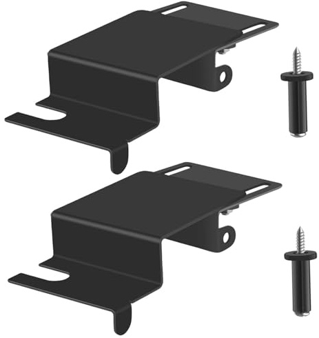 Folpus 2 cerraduras de seguridad para niños para puertas superiores, basadas en el marco de la puerta, de calidad, duraderas, cerraduras, Negro