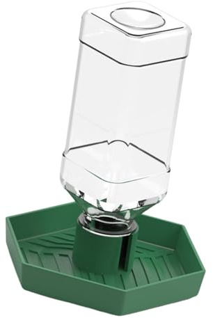 ZYHARUKO Dispensador automático de agua para terrarios y hábitats para mascotas, botella de agua para lagartos, reptiles, suministro de riego