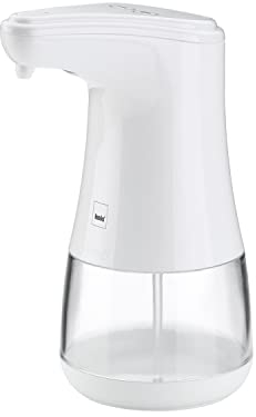 kela Desinfektionsspender Aurie Comfort, 360 ml, Ø 9 cm, ABS-Kunststoff, weiß, Zwei Sprühstufen, rutschsicher, mit Sensor, 24510