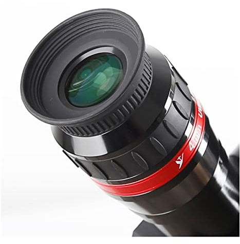 JUIYU Ensemble d'accessoires pour télescope Oculaire 82 degrés 4mm 7mm 16mm Ultra Grand Angle 1.25 Pouces télescope Photographie Caméra télescope (Color : 4mm)