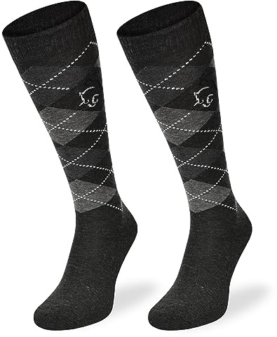 SKIETY Vêtements équestres Femme & Homme – Chaussettes Hautes Femme & Homme – Chaussettes Equitation Equestre Femme & Homme – Chaussettes Equitation Fille – Chaussettes Cheval Coton
