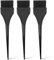 AZWOOD Lot de 3 brosses de coloration des cheveux - Pinceaux de couleur - Brosse à cheveux - Coloration des cheveux - Peigne applicateur - Outils pour coiffeur et coloriage à la maison