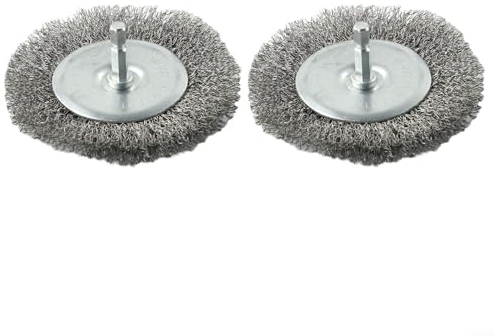 2Pcs Electric joint brush, Replacement Wire Brush Kits for EFB 400 blister, Stainless Steel Electric Joint Brush Accessories Parts