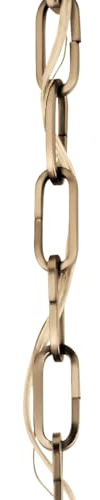 Kichler 36 Standard Square Accessory Chain in Champagne Bronze, On-Trend Finish, Updated Traditional Style, 4921CPZ