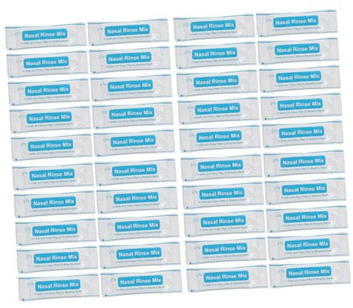HIAKDOFT 80stücke Nasensalz Pakete Schnelllösliches Jodfreies Kochsalz Zur Nasenspülung Salzlösung Für Nasenpflege Und Reinigung Sicher Für Erwachsene