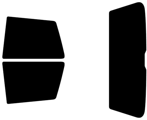 TINTCOM Lámina Tintada Precortada para Seat Arosa 3 Puertas Compacto 1998-2005 - (05% Super Negro) - Cristales Laterales Traseros y Luneta - Protección UV, Reducción de Calor, Ajuste Exacto