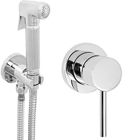 Welfenstein Unterputz Bidet Set BS04 Spraybrause Bidetbrause Intimdusche Hygienedusche