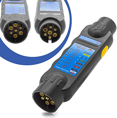 KFZ DIN Prüfgerät Anhänger Licht Beleuchtung Tester 7 Polig Trailer Prüfer