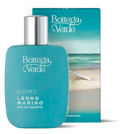 Bottega Verde - Legno Marino, Eau de Toilette, 50 ml, Profumo Uomo, Fragranza Fresca e Speziata