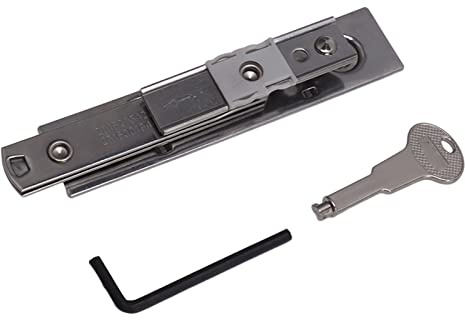 Casement Window Hinge, Stainless Steel Friction Stay Hinges with Ventilation Limiter, Child Proof Lock, 23mm Slot Width, Window Replacement Parts