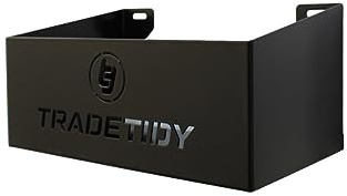 Storage Tray 250mm Steel Wall Shelf Van Rack – TradeTidy Black