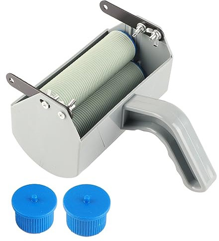 Rullo di vernice strutturato, rullo per struttura della parete monocolore portatile in plastica da 5 pollici, rulli strutturati per pareti per la decorazione della casa