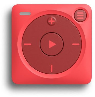 Mighty 3 Amazon Music Player - Música sin pantalla y sin conexión para niños y para hacer ejercicio, con auriculares Bluetooth y con cable, sin necesidad de teléfono para la reproducción - Rojo