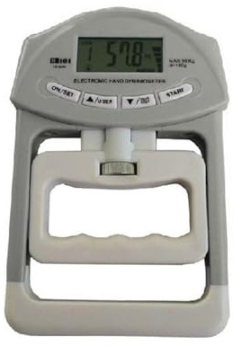 YQVEOT Medidor de Fuerza Digital, Dinamómetro de Mano Digital de 90kg medidor de medición de Fuerza de Agarre de Alta precisión for Suministros de Prueba de Aptitud física(1000 Point 3x6mm)