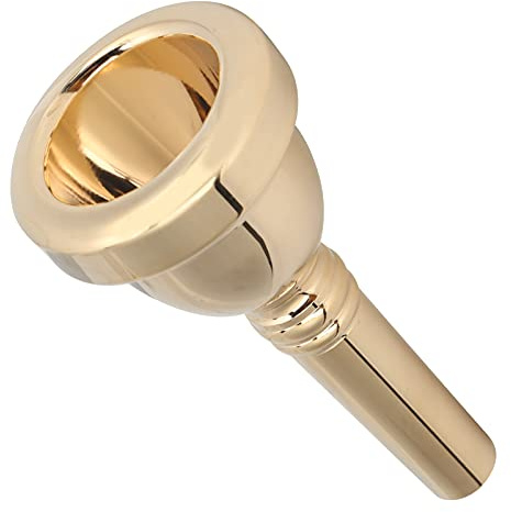 POENVFPO Embout de Trombone Ténor en Cuivre de qualité Supérieure, Accessoire d'instrument de Musique Professionnel, Conception Résistante à l'usure, Emballage scellé Sous Vide (GOLD)